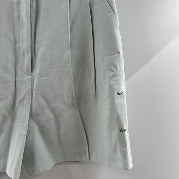 Calvin Klein Soft Twill Relaxed Trousers in Light Mint/Seafoam Green – Size 29 - Picture 3 of 8